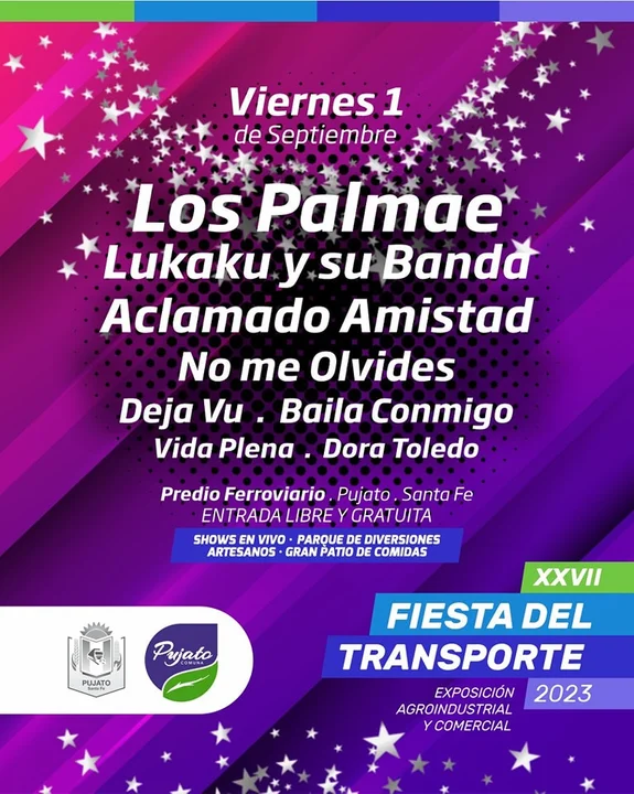 Arranca la Fiesta del Transporte en la vecina localidad de Pujato