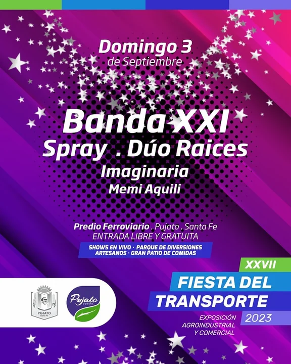 Arranca la Fiesta del Transporte en la vecina localidad de Pujato