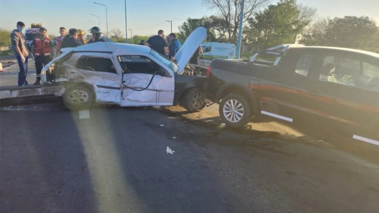 Importante accidente en la Ruta 18 activó el traslado en helicoptero al Heca