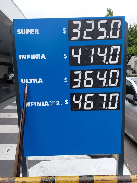 Noviembre trajo lluvia y combustibles más caros