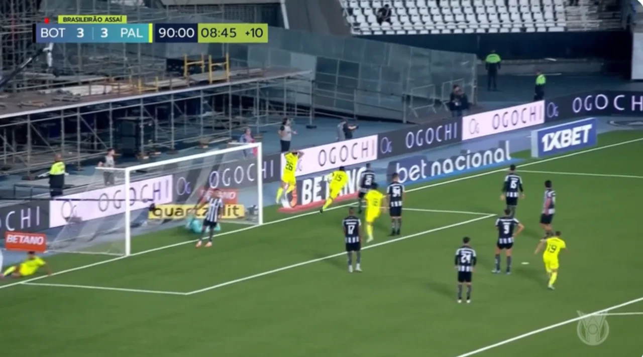Palmeiras perdía 3 a 0 y lo dio vuelta en los últimos diez minutos