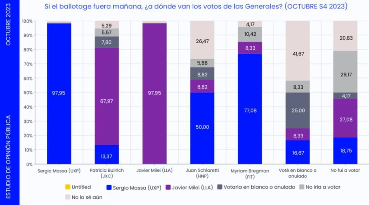 La pecera del balotaje: dónde pescan votos Massa y Milei