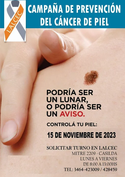 Última campaña del año de prevención en Lalcec: contra el cáncer de piel