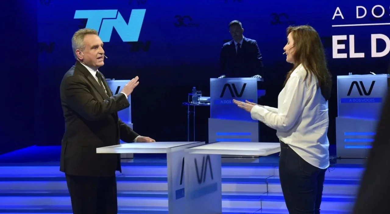 Rossi y Villarruel protagonizan debate previo al balotaje: donde verlo y a qué hora