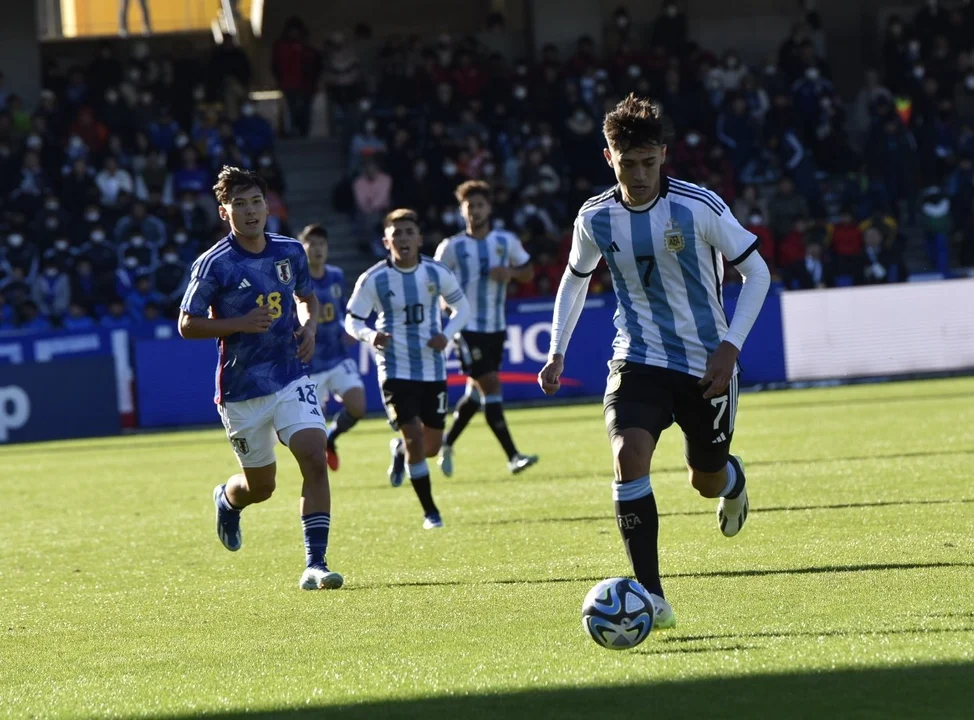 El seleccionado argentino Sub-23 perdió 5 a 2 con Japón