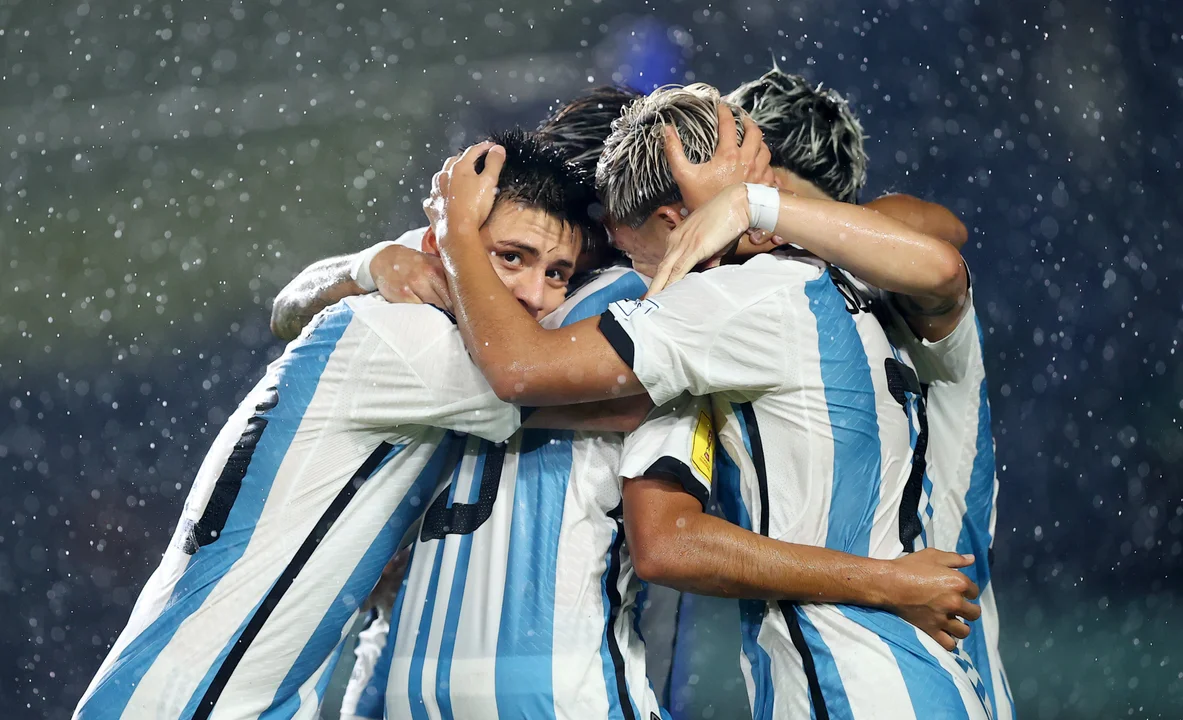 Mundial Sub-17: Argentina goleó a Venezuela y pasó a cuartos