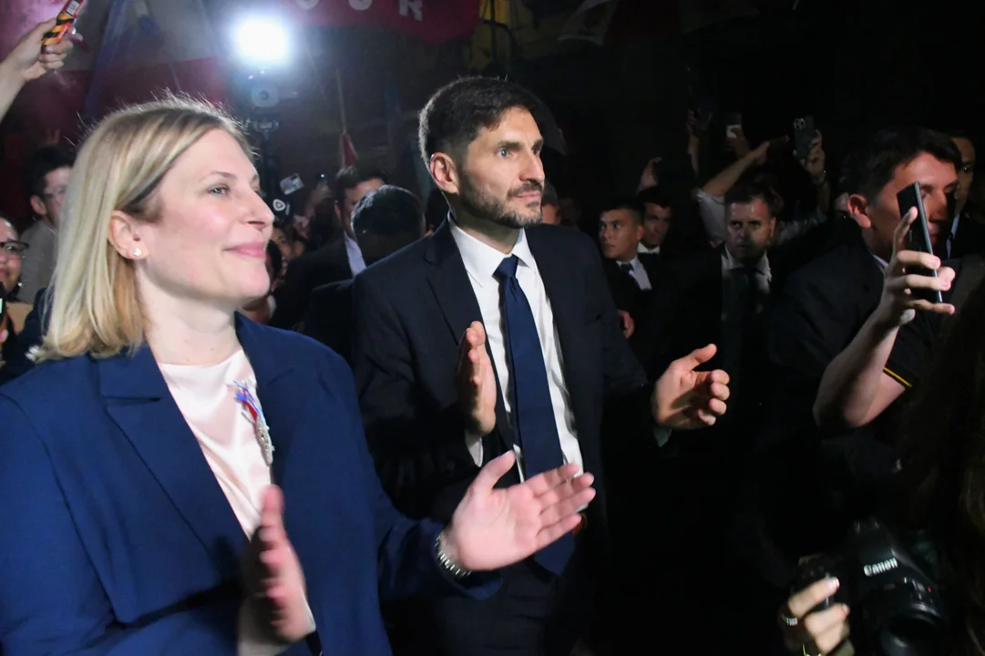 Gobernador Pullaro y vice Gisela Scaglia. (RosarioPlus)