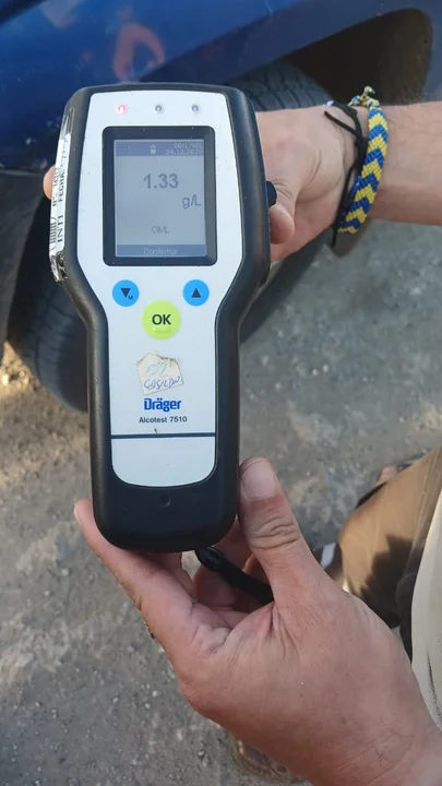 Accidente de tránsito: el conductor dio positivo en test de alcoholemia