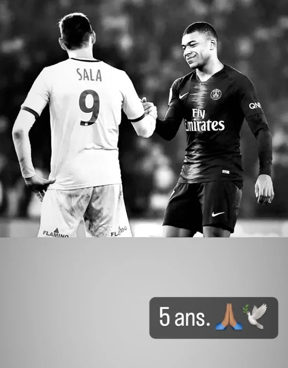 Mbappé recordó a Emiliano Sala a 5 años de su muerte
