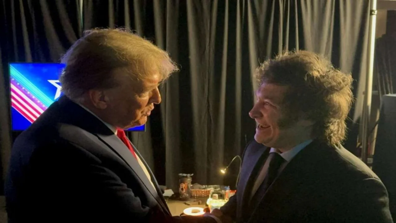 Milei destacó la "fuerte alineación con Estados Unidos" tras reunirse con Trump