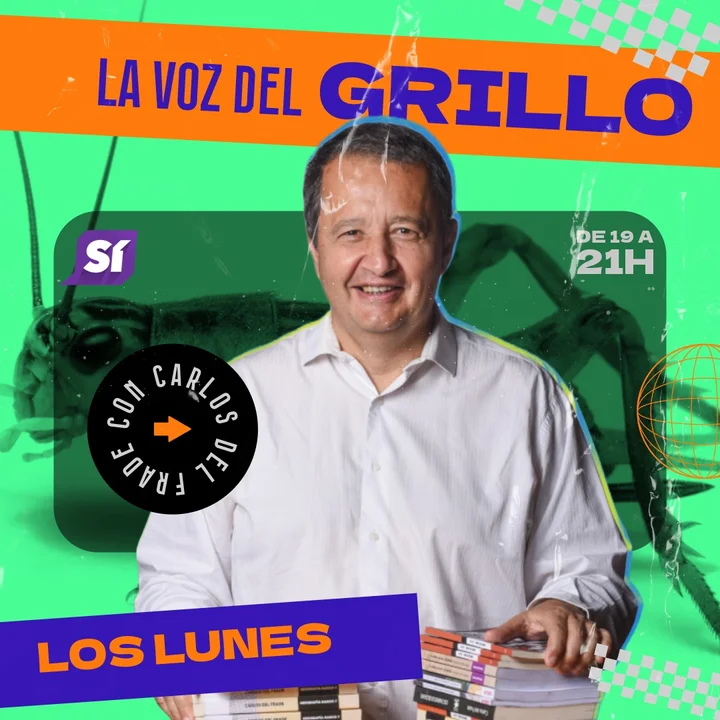 Del Frade vuelve a la radio con su programa "La voz del grillo" por Sí 98.9