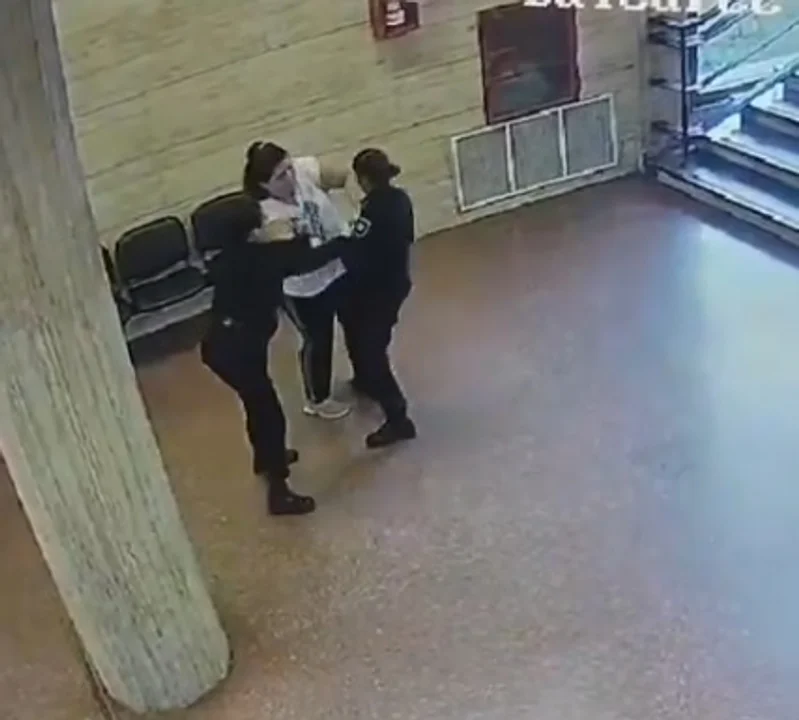 Intentó robarle el arma a una policía y tuvieron que reducirla entre varios efectivos