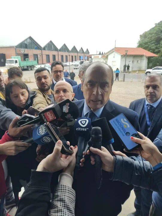 El ministro del Interior en Rosario, agenda con intendentes. (RosarioPlus)