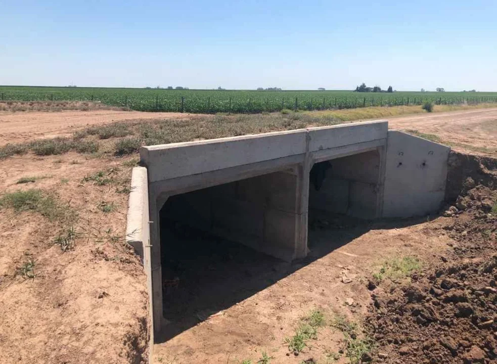 Chabás, avanza con la obra hídrica del canal Garello