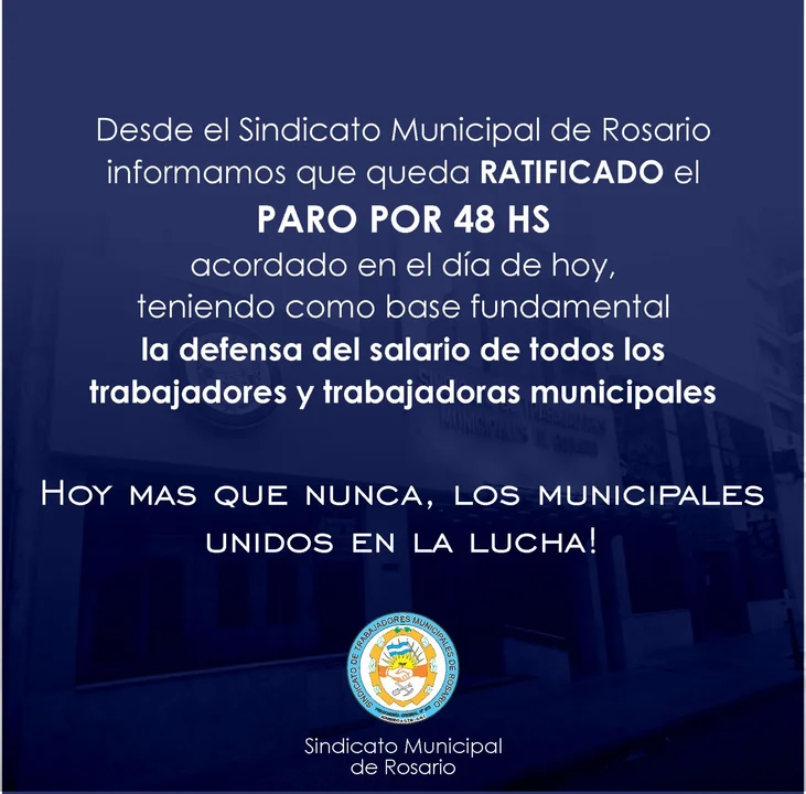 Municipales ratificaron el paro de dos días, pese a la conciliación obligatoria