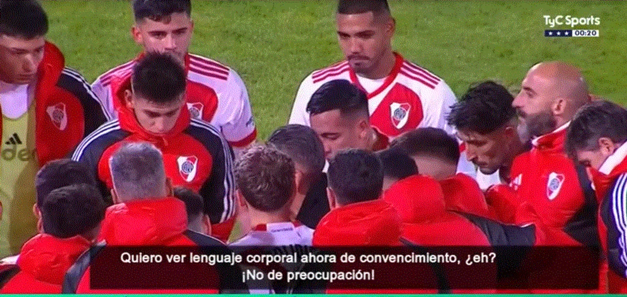 "Quiero ver lenguaje corporal de convencimiento", la arenga de Demichelis para los penales
