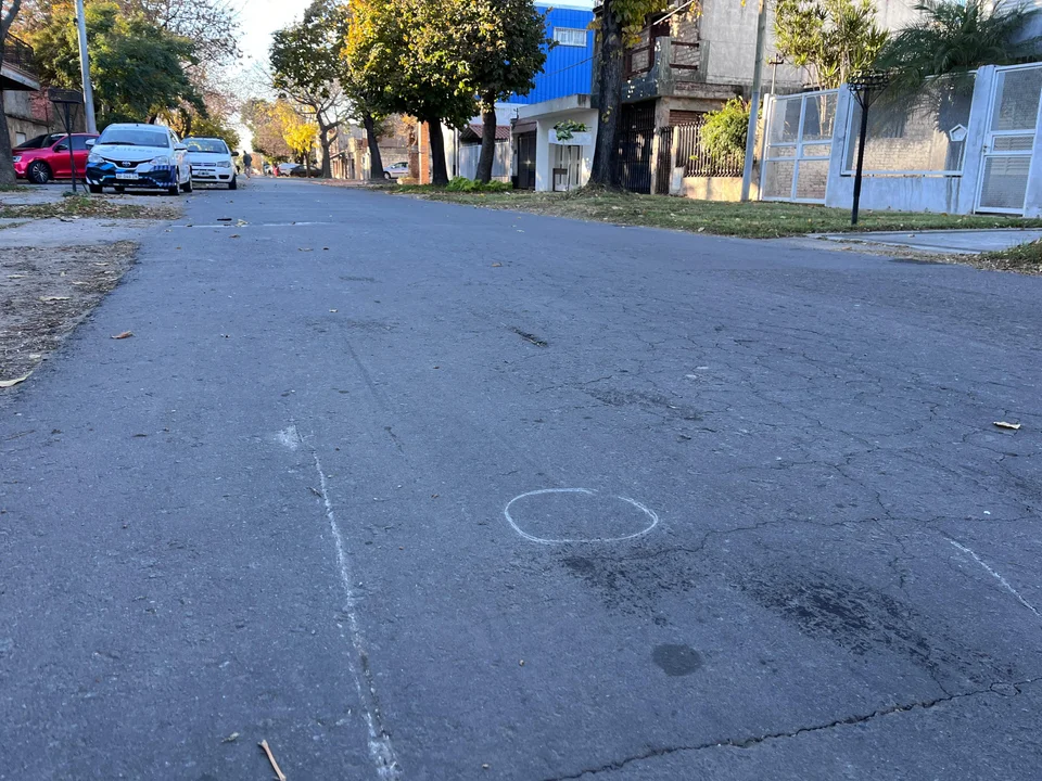 Presidente Quintana al 2900, el escenario del crimen este lunes de madrugada. (RosarioPlus)