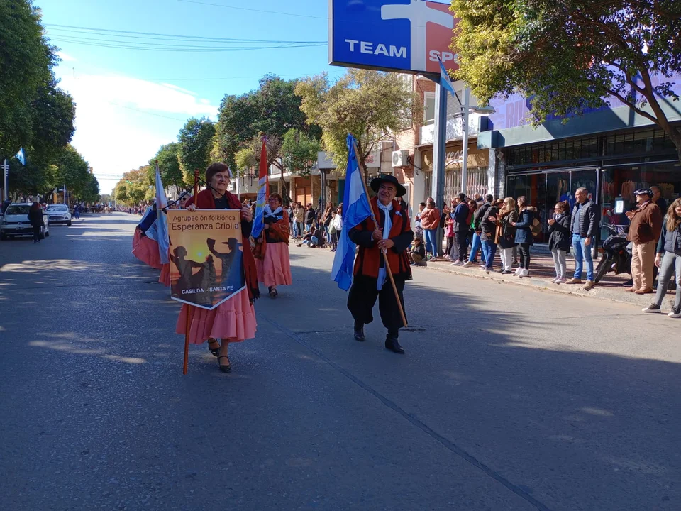 Casilda conmemoró la Revolución de Mayo