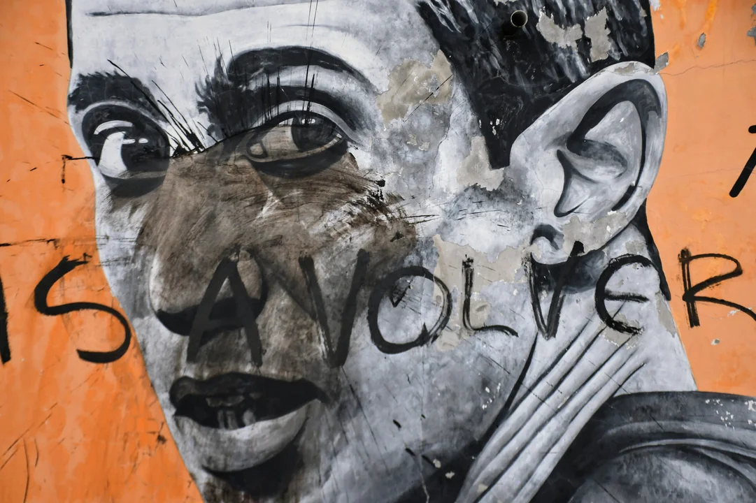 Vandalizaron el mural de Di María en el club El Torito