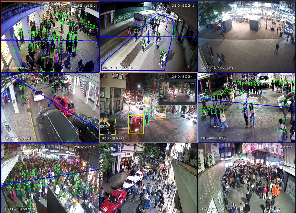 Más de 177 mil personas participaron de la Noche de las Peatonales