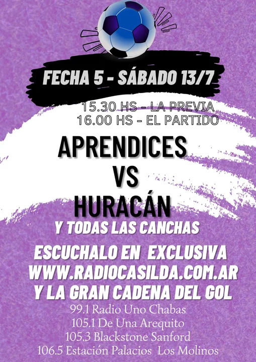 Sábado de fútbol, comienza la fecha 5