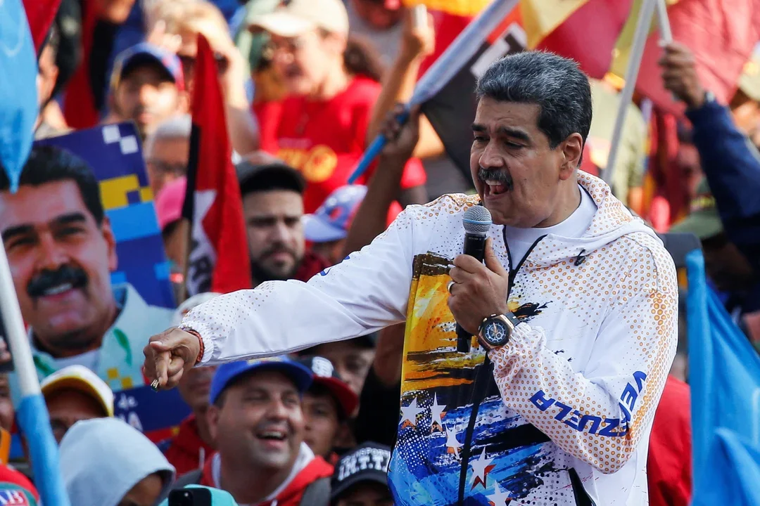 El presidente venezolano, en su tercera reelección. 