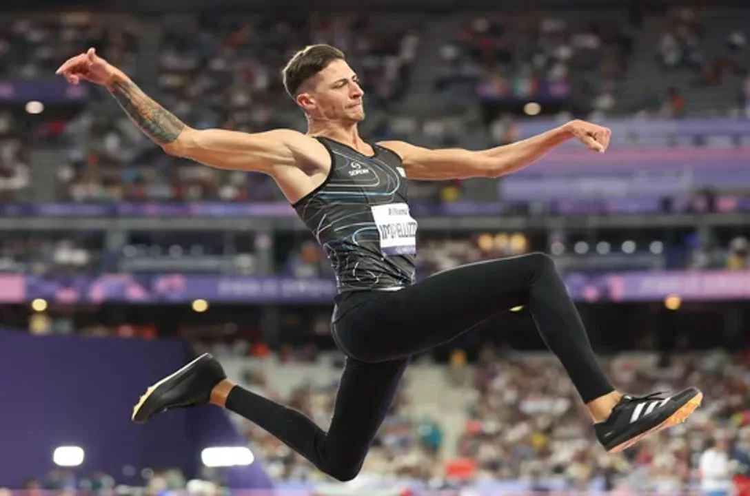 El atleta rosarino Brian Impellizzeri conquistó el oro en salto en largo