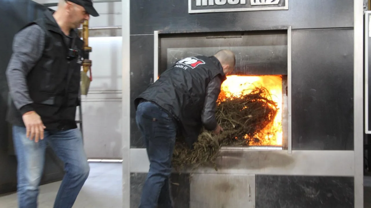 La provincia quemó más de 40 kilos de marihuana y cocaína