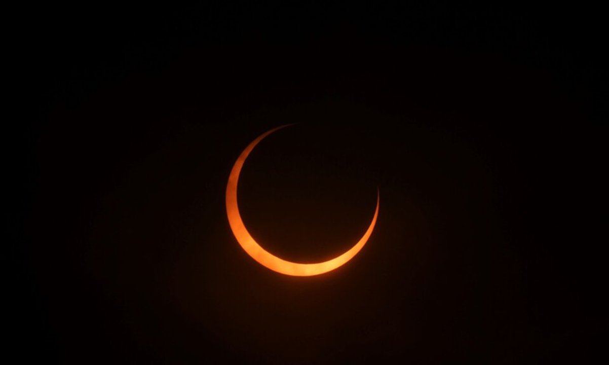 Las mejores imágenes del eclipse solar desde la patagonia argentina