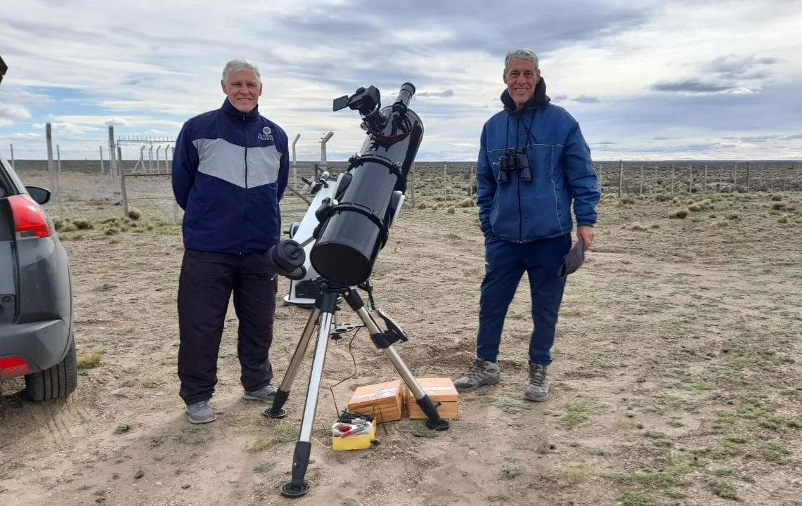 COCAdE Casilda presente en el eclipse anular de sol en la Patagonia