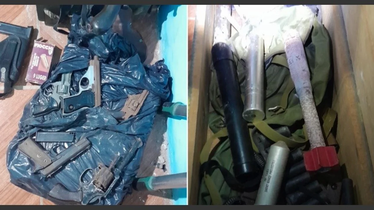 Incautaron armas y explosivos de una casa de Nuevo Alberdi