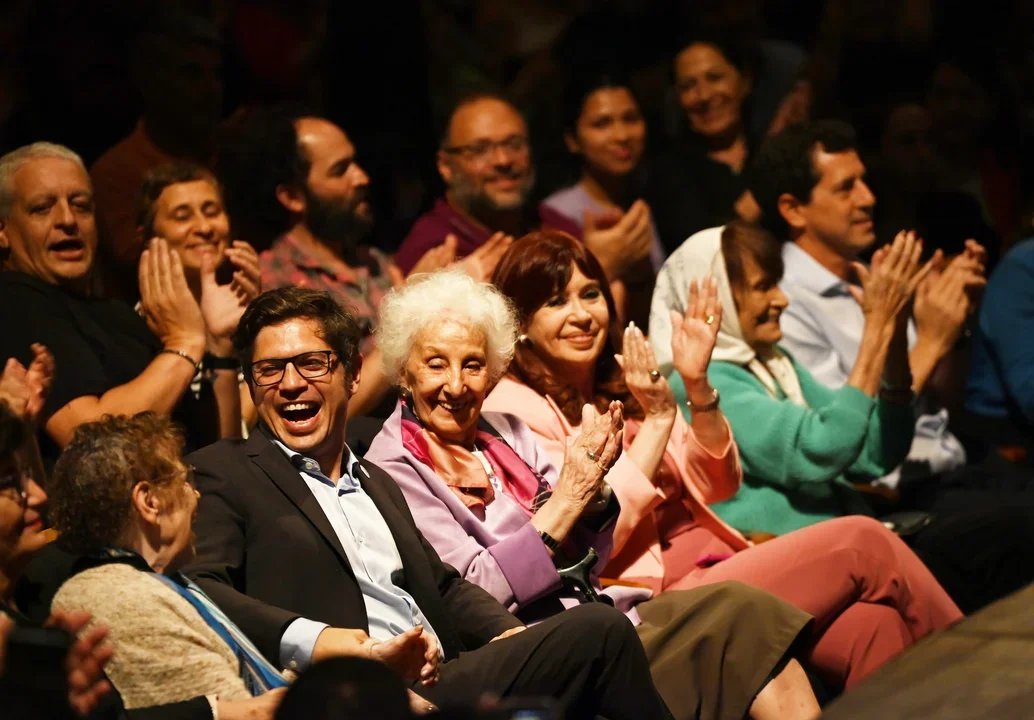Cristina Kirchner y Axel Kicillof se mostraron juntos en un acto