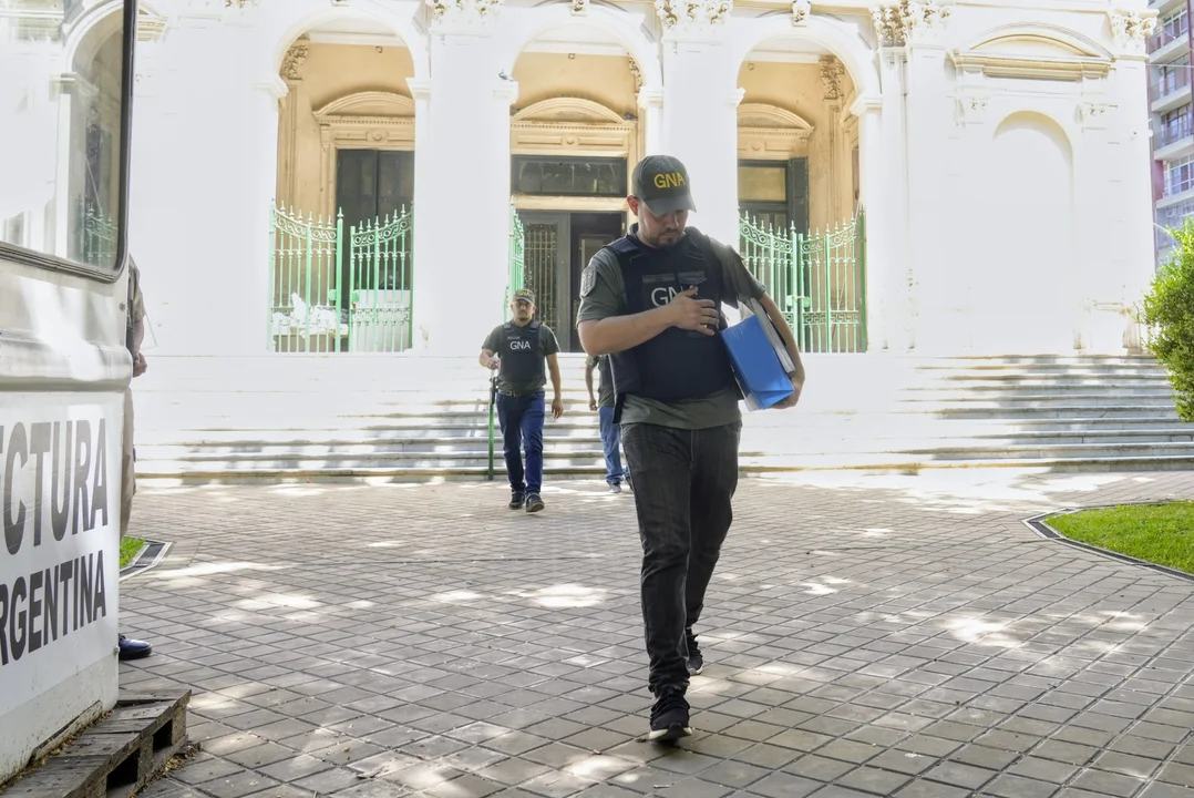 Allanamiento en el juzgado de Bailaque.