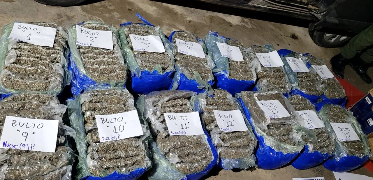Secuestran más de 230 kilos de marihuana en la autopista Rosario-Santa Fe