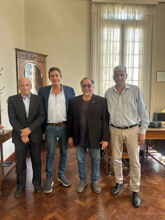 Franchella y exintendentes se reunieron por primera vez en Casilda