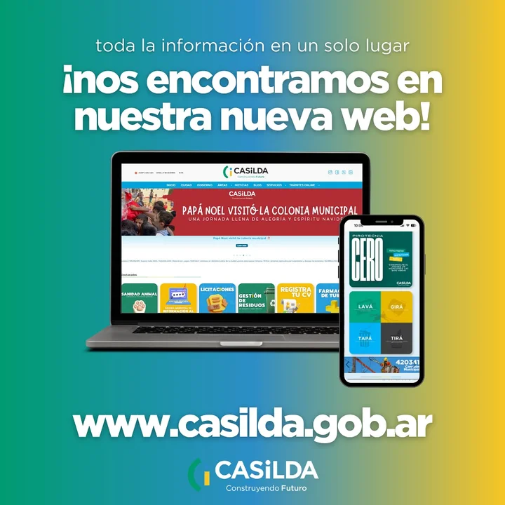 La Municipalidad de Casilda lanzó su nueva plataforma digital