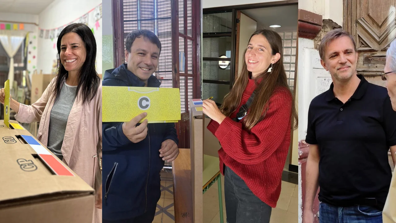 Labayru, Natali, González y Cavatorta los primeros en acercarse a las urnas