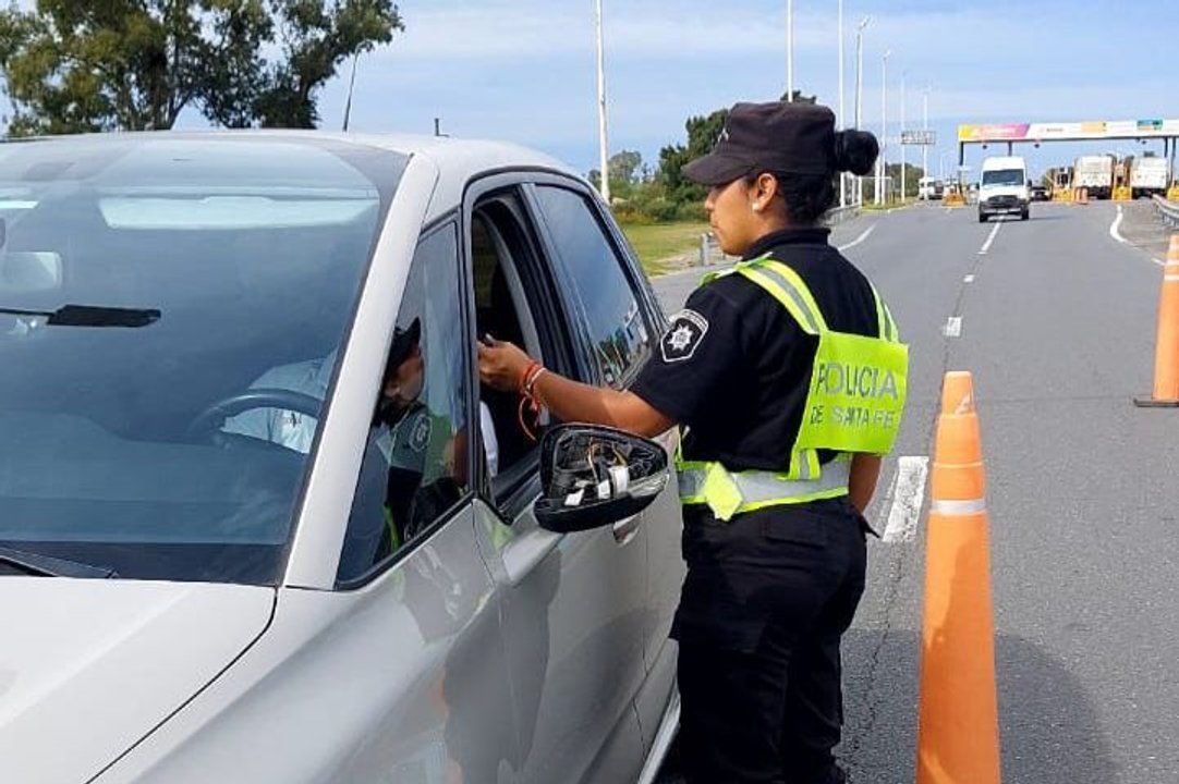 Operativo de control de alcoholemia en rutas de Santa Fe