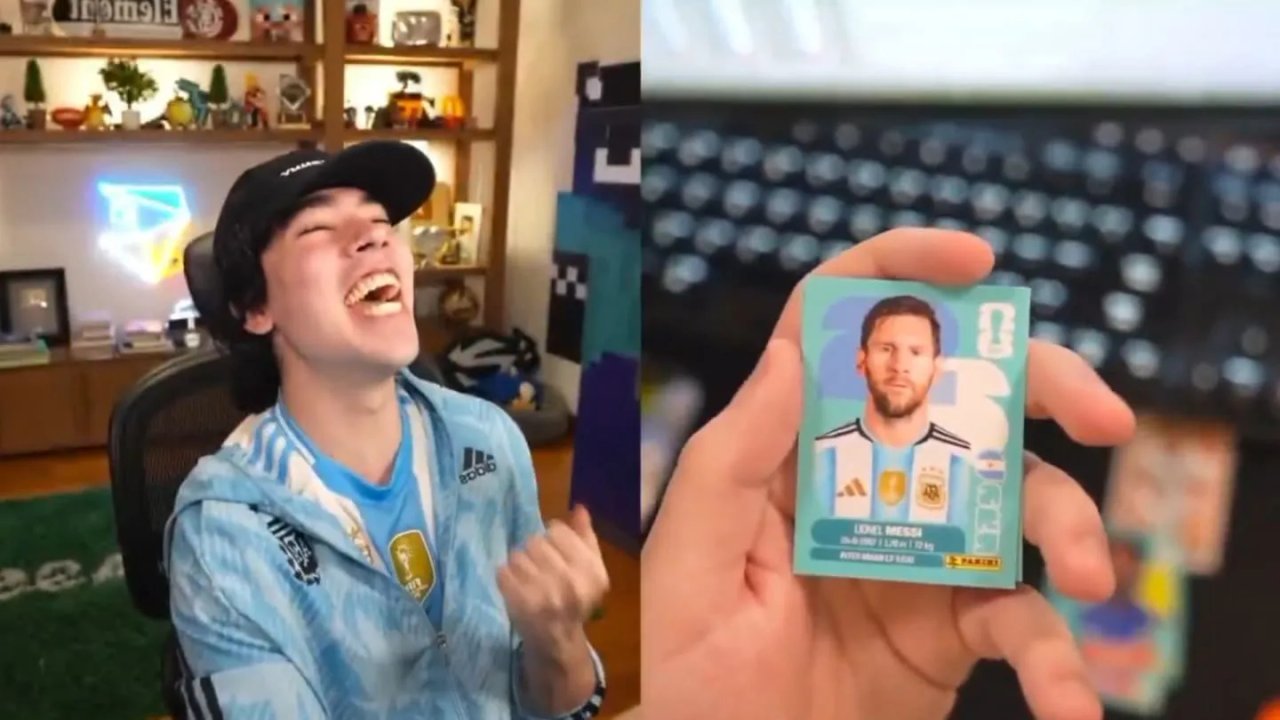 Un streamer compró 14.000 figuritas para llenar el álbum del Mundial